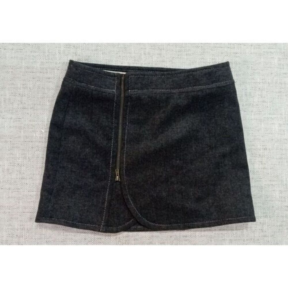 Purnell Santa Barbara Workwear Size 6/28 Grey‎ Wool Blend Skirt NWOT